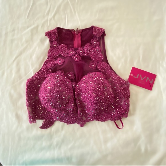 Jovani Crop Top - Picture 2 of 4